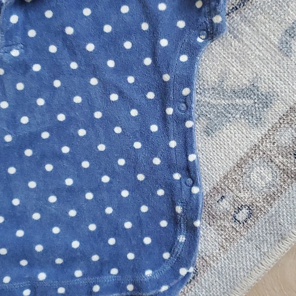 Baby Boden Unisex Toweling Bunny Polka Dot Hooded Swim Cover-up Sz6-12m